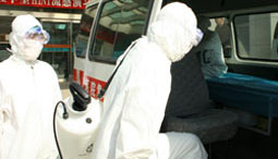 海港醫院舉辦甲型H1N1流感演練
